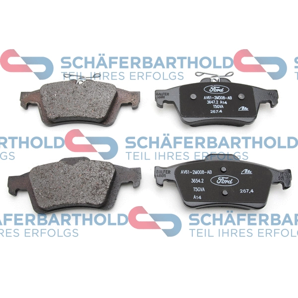Brake Pad Set, disc brake (315 06 227 01 11)