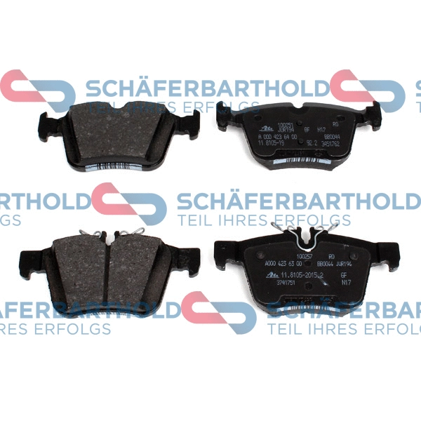 Brake Pad Set, disc brake (315 12 018 01 11)