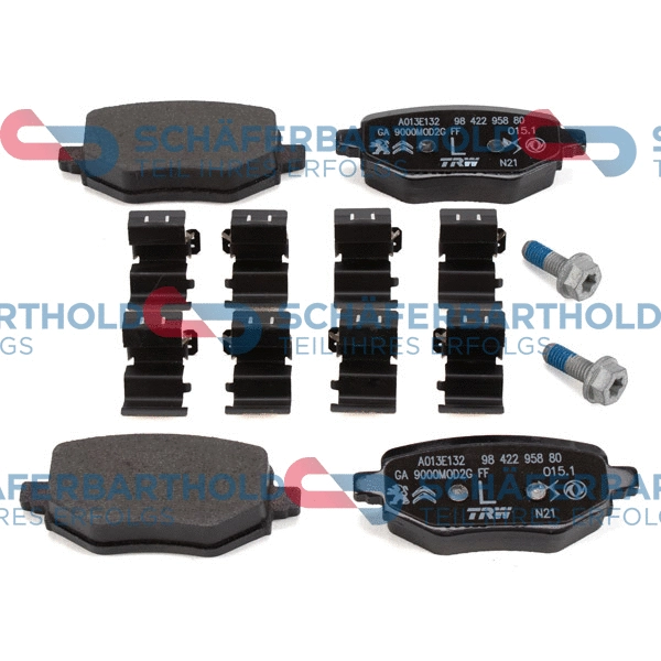 Brake Pad Set, disc brake (315 27 138 01 11)