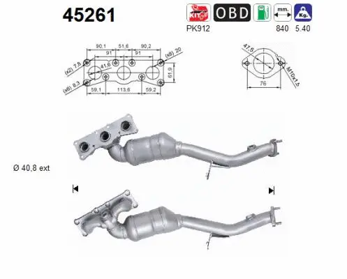 Catalytic Converter (45261)