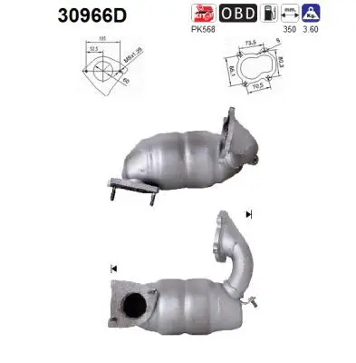 Catalytic Converter (30966D)