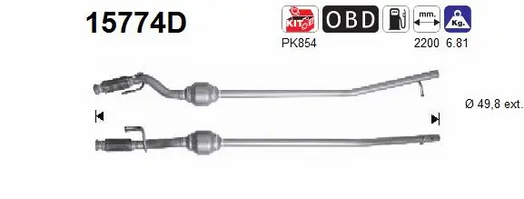 Catalytic Converter (15774D)