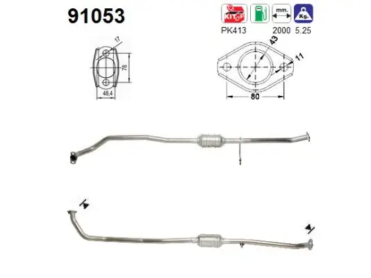 Catalytic Converter (91053)