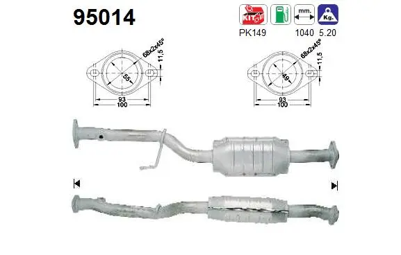 Catalytic Converter (95014)