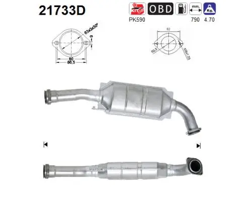 Catalytic Converter (21733D)