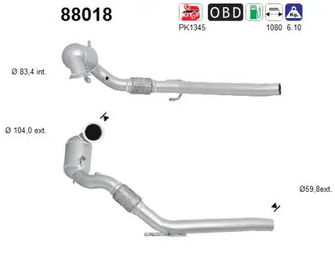 Catalytic Converter (88018)