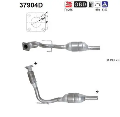 Catalytic Converter (37904D)