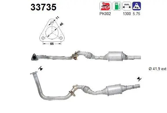 Catalytic Converter (33735)