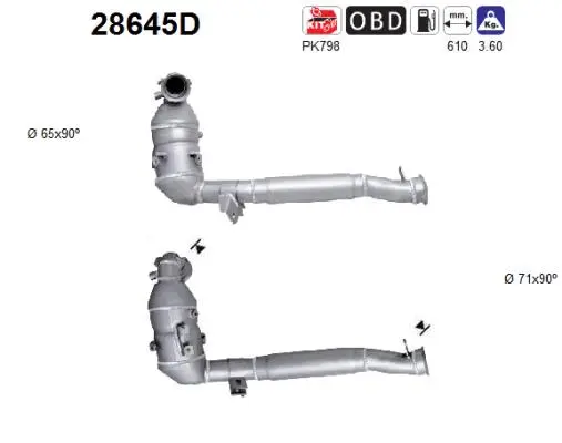 Catalytic Converter (28645D)