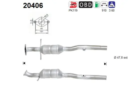 Catalytic Converter (20406)