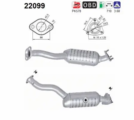 Catalytic Converter (22099)