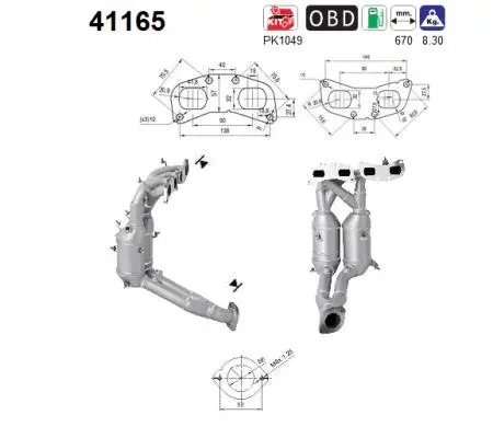 Catalytic Converter (41165)
