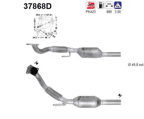 Catalytic Converter (37868D)