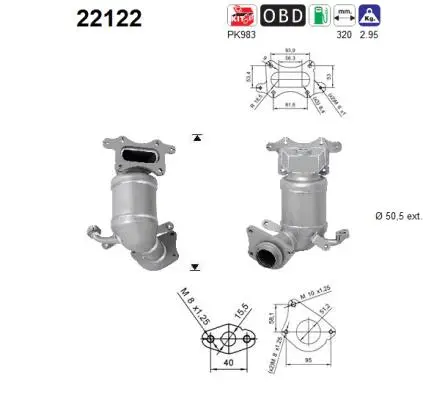 Catalytic Converter (22122)