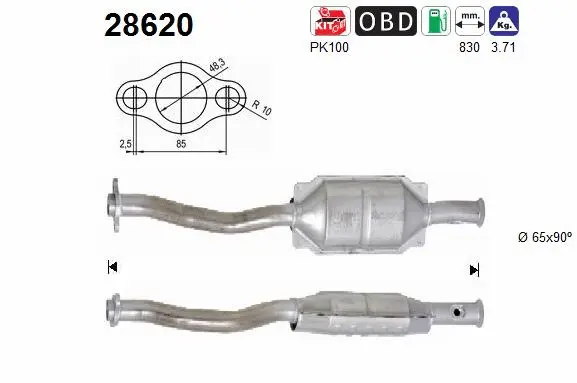Catalytic Converter (28620)