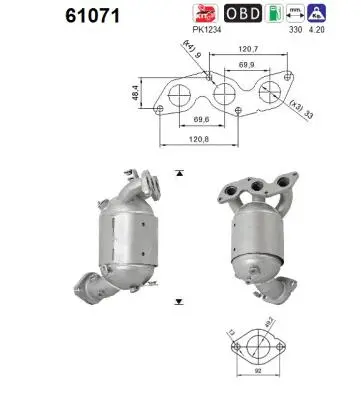 Catalytic Converter (61071)