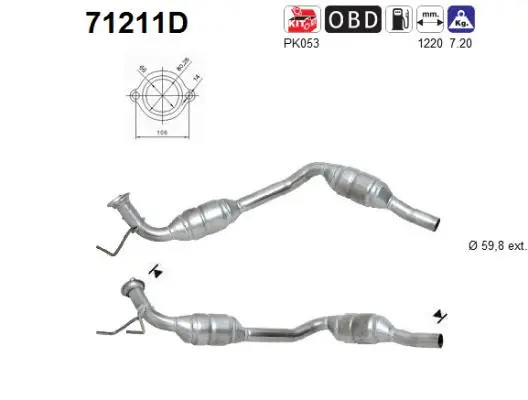 Catalytic Converter (71211D)