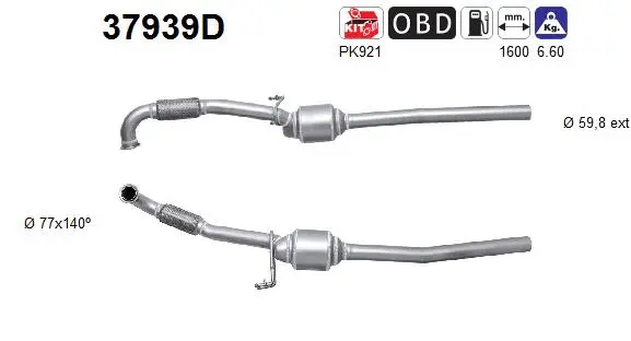 Catalytic Converter (37939D)