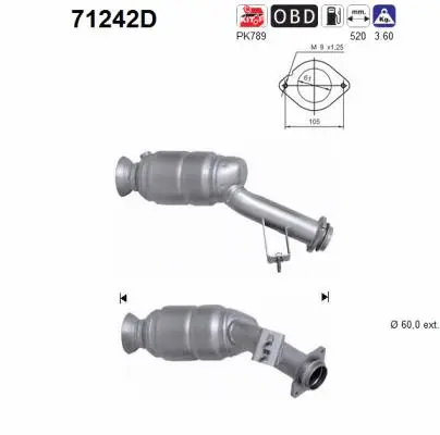 Catalytic Converter (71242D)