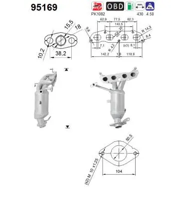 Catalytic Converter (95169)