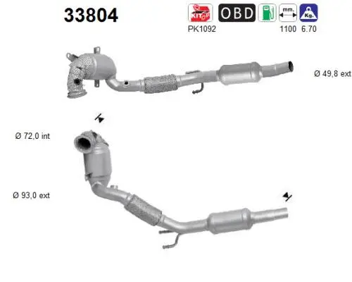 Catalytic Converter (33804)