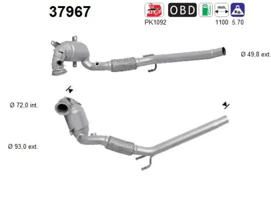 Catalytic Converter (37967)