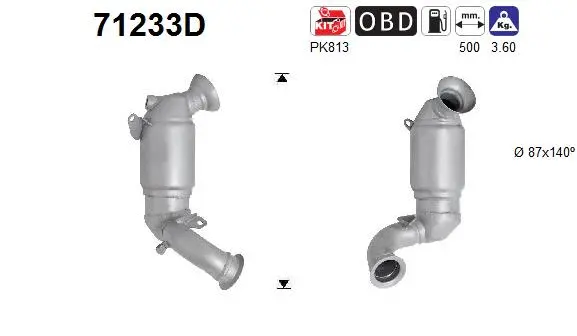 Catalytic Converter (71233D)