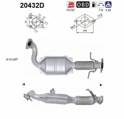 Catalytic Converter (20432D)
