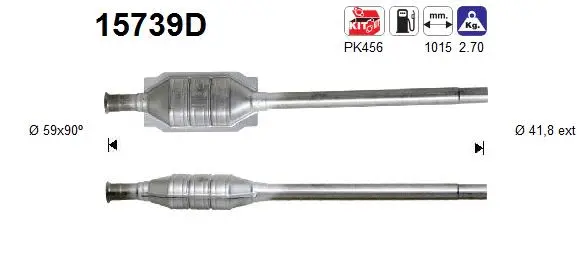 Catalytic Converter (15739D)