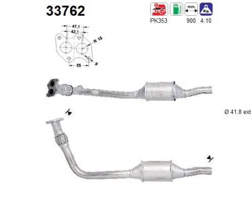 Catalytic Converter (33762)