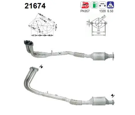 Catalytic Converter (21674)