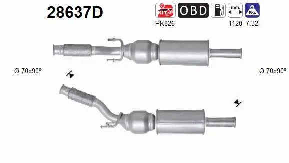 Catalytic Converter (28637D)