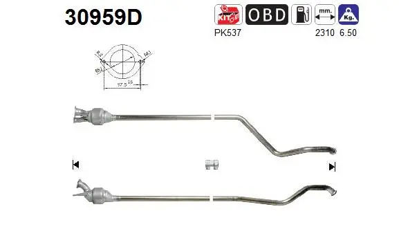 Catalytic Converter (30959D)