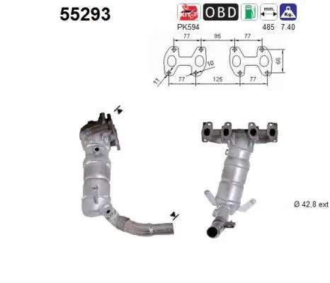 Catalytic Converter (55293)