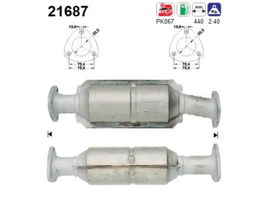 Catalytic Converter (21687)