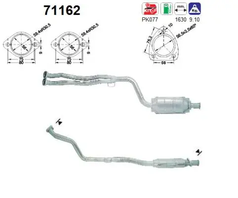 Catalytic Converter (71162)