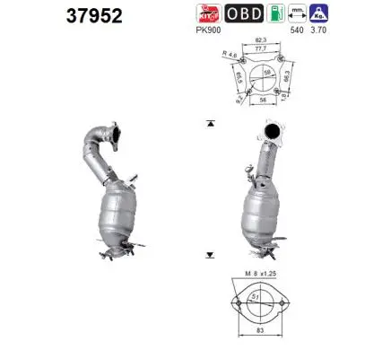 Catalytic Converter (37952)