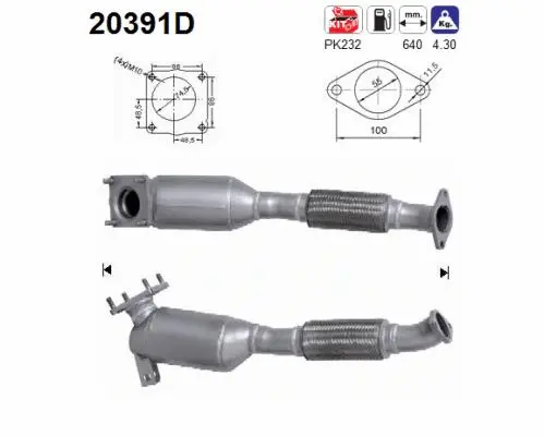 Catalytic Converter (20391D)