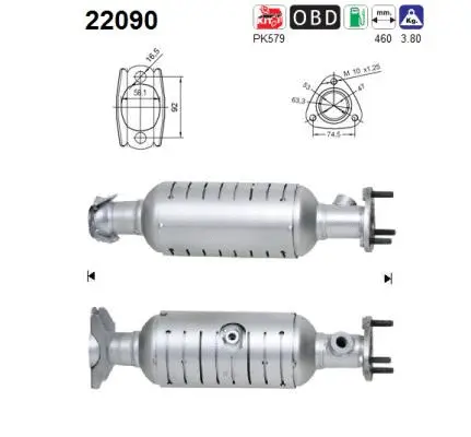 Catalytic Converter (22090)