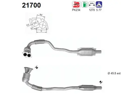 Catalytic Converter (21700)