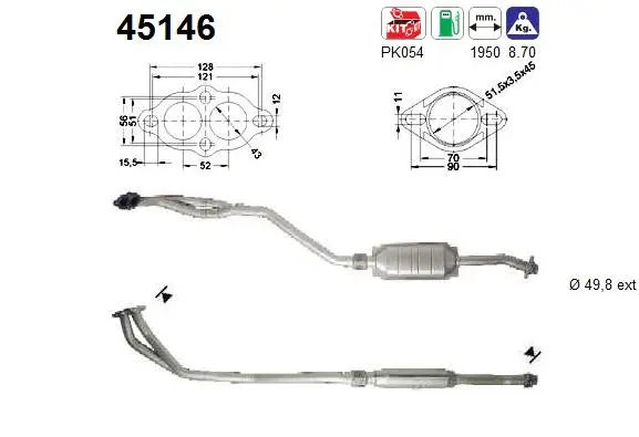 Catalytic Converter (45146)