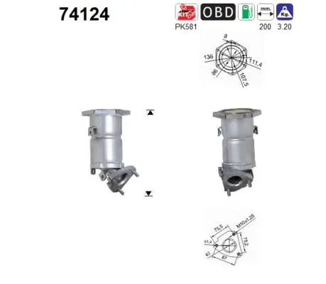 Catalytic Converter (74124)