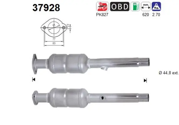 Catalytic Converter (37928)