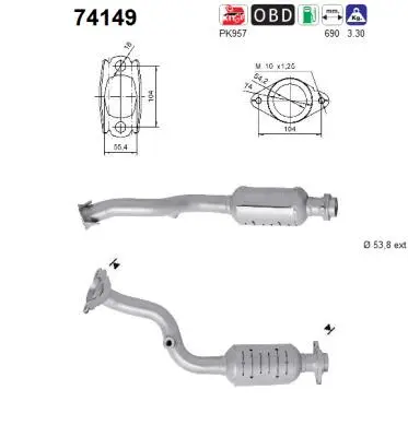 Catalytic Converter (74149)
