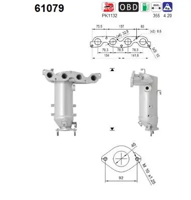 Catalytic Converter (61079)