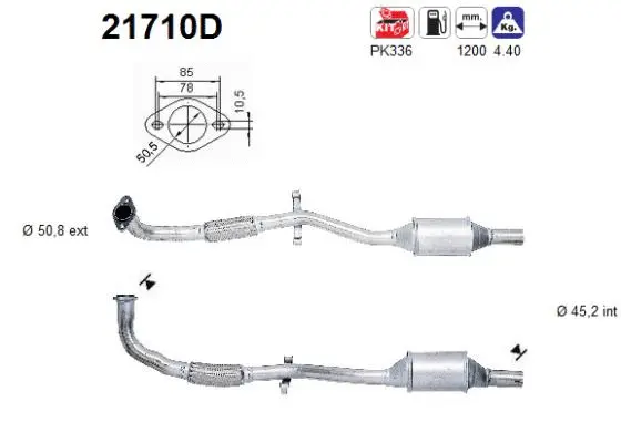 Catalytic Converter (21710D)