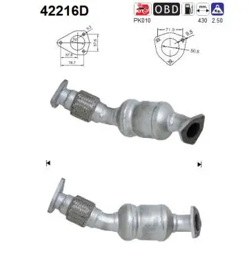 Catalytic Converter (42216D)