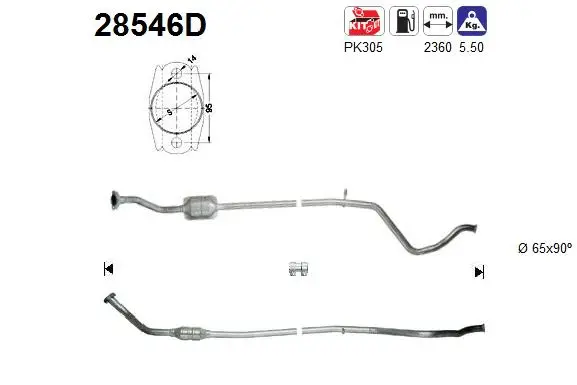 Catalytic Converter (28546D)