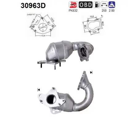 Catalytic Converter (30963D)
