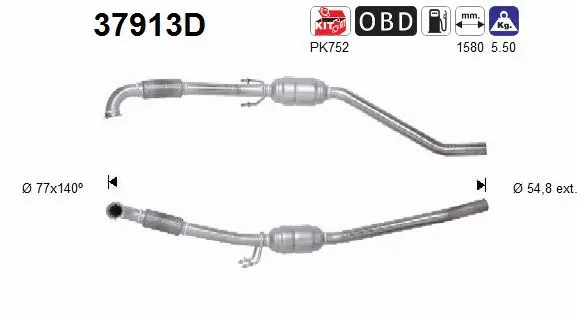 Catalytic Converter (37913D)